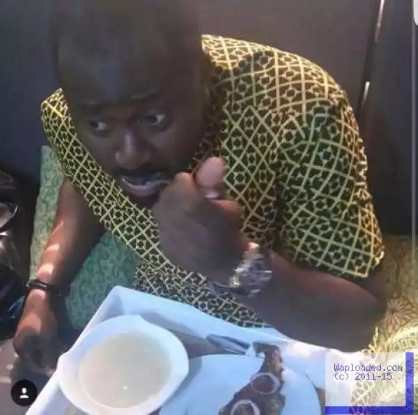 You Wont Believe What Desmond Elliot Was Caught Doing With Garri And Fish